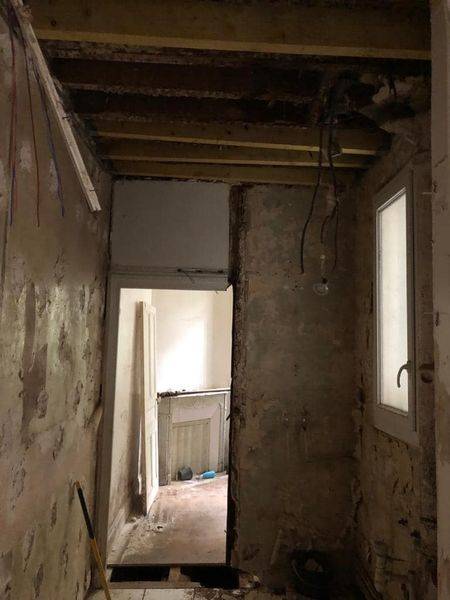 Plancher d'un plancher vu du RDC