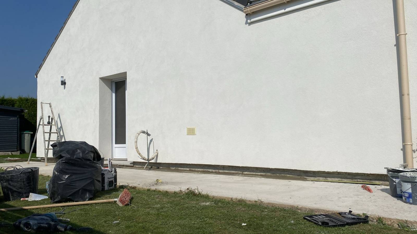 Résultat Finale après enduisage sur ITE à GODERVILLE